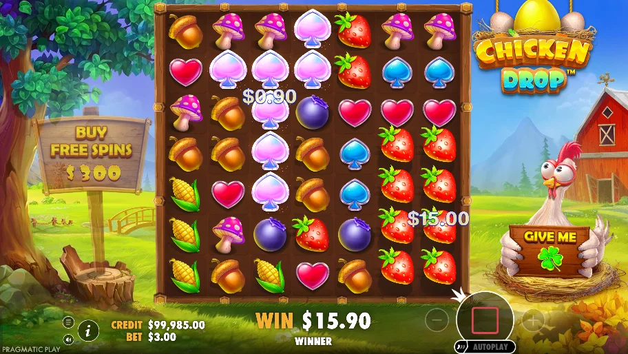 Chicken Drop Demo Game