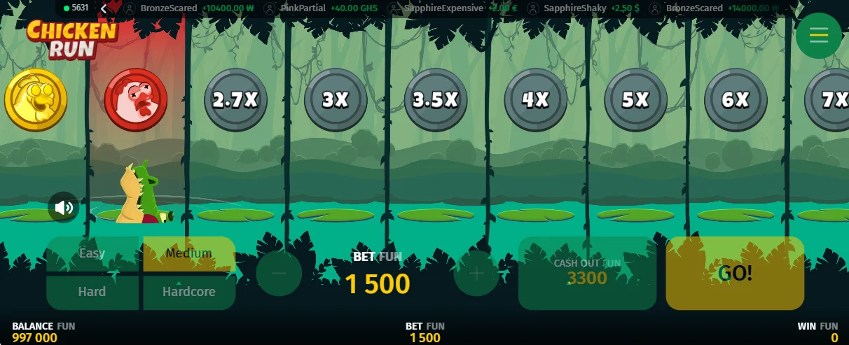 Chicken Run Demo Game