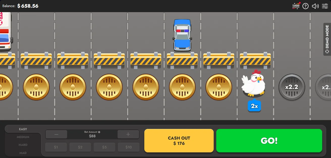 Demo Game Chicken Route