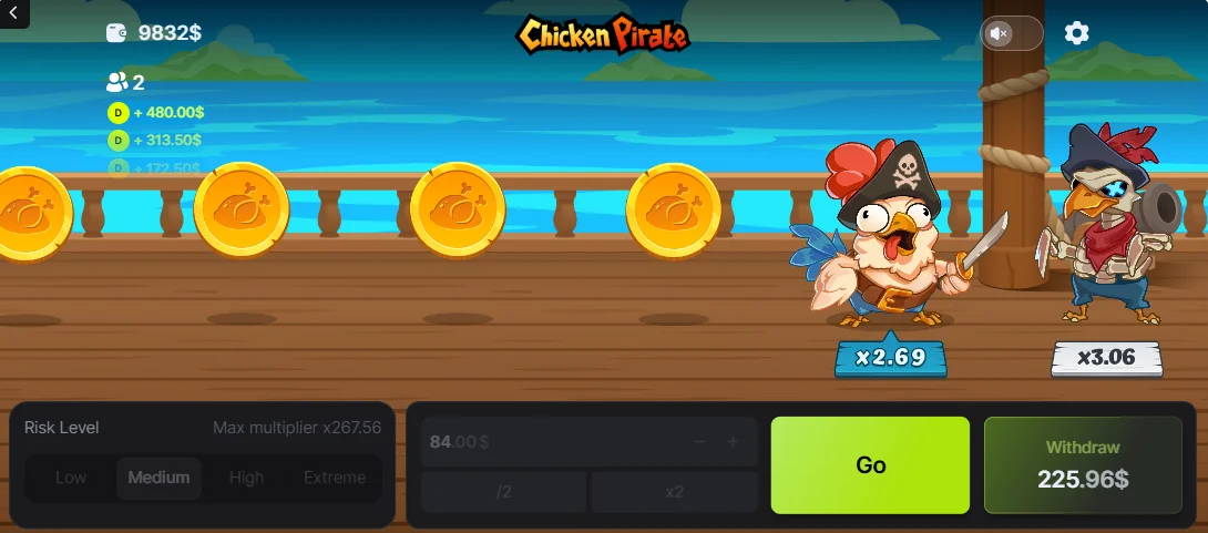 Game Chicken Pirate
