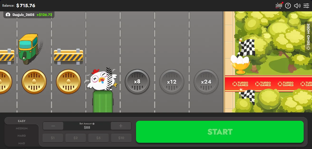 Game Chicken Route