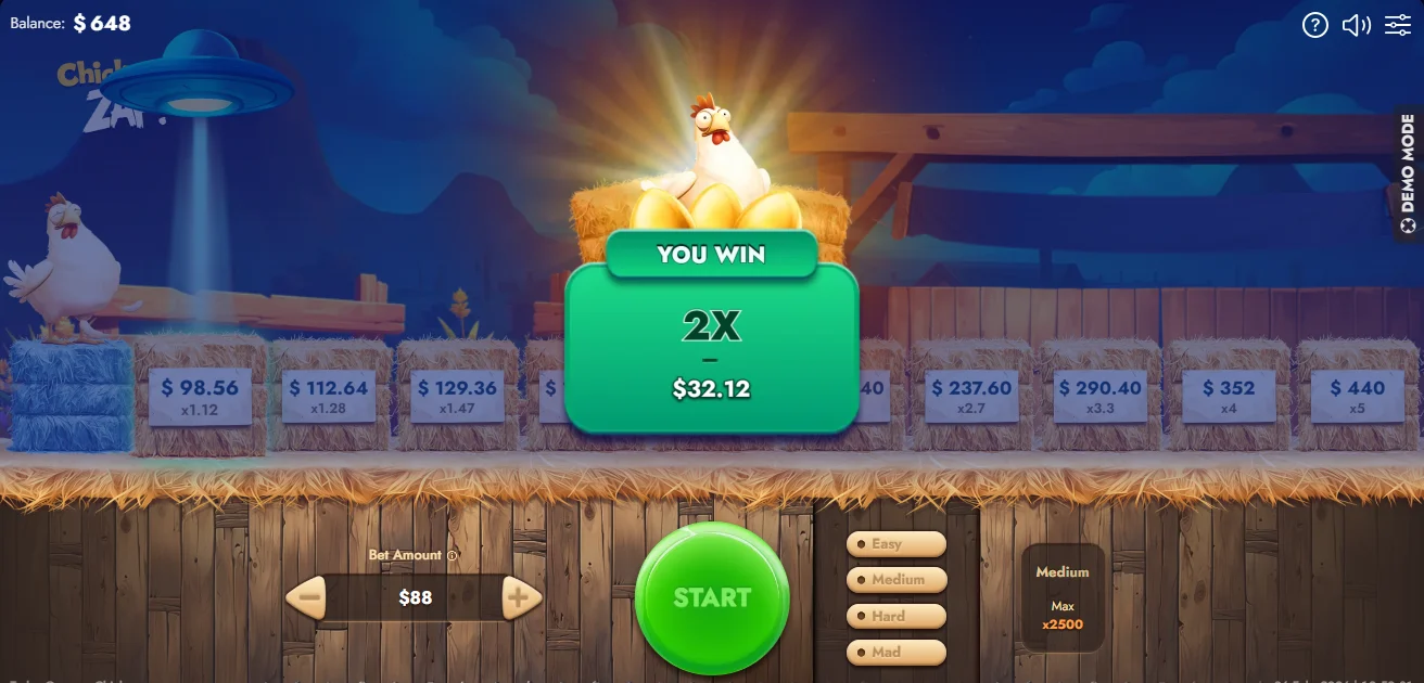 Game Chicken Zap